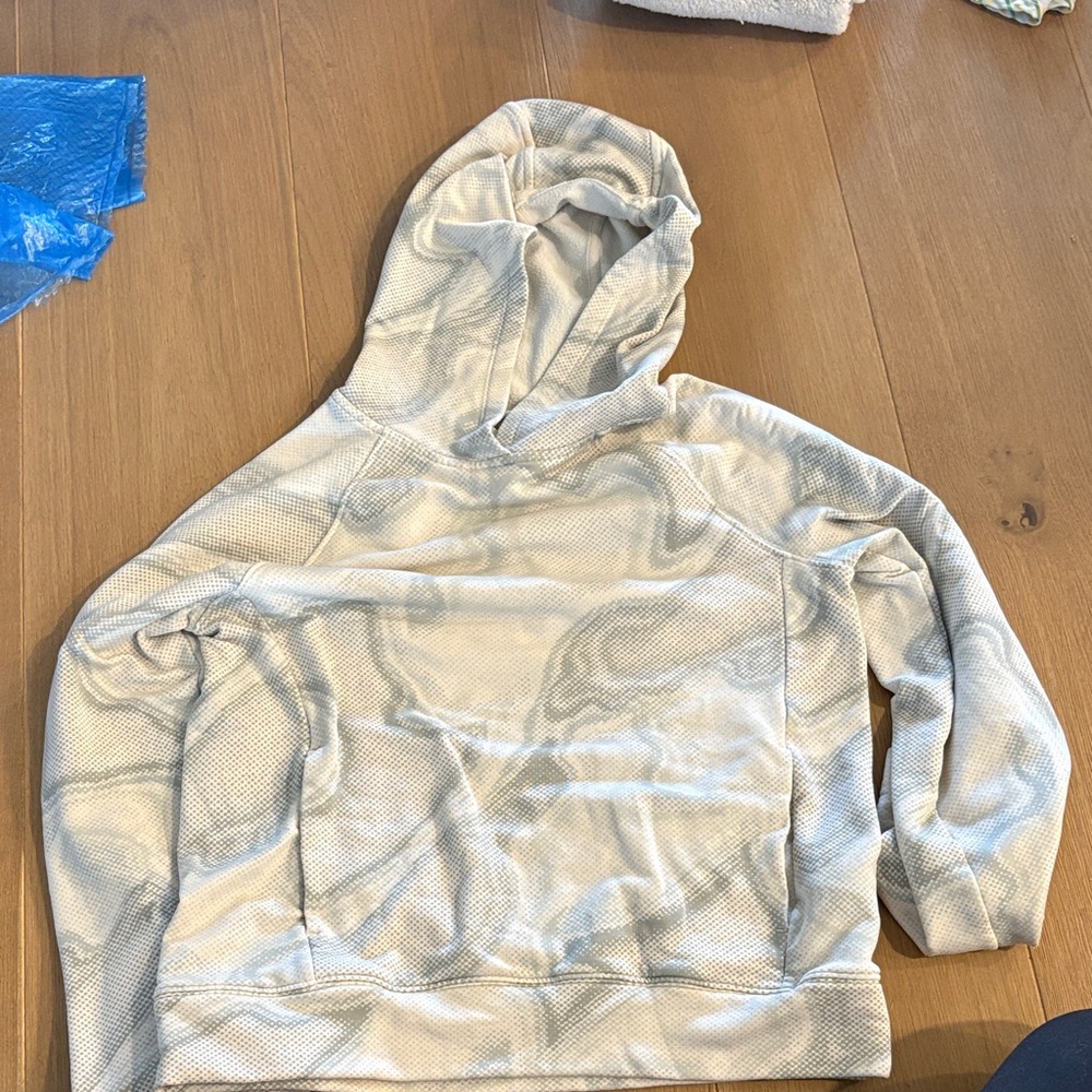 Girls Athleta Gray Hoodie Sweater